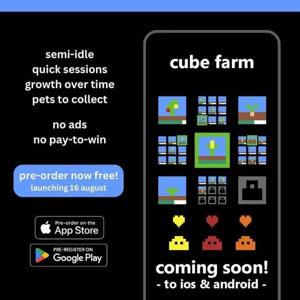 game offline android - Cube Farm