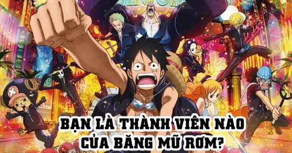 game trắc nghiệm - Bạn là thành viên nào của băng Mũ Rơm?