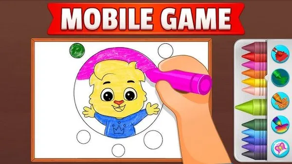 game trẻ em - Kids Coloring Book